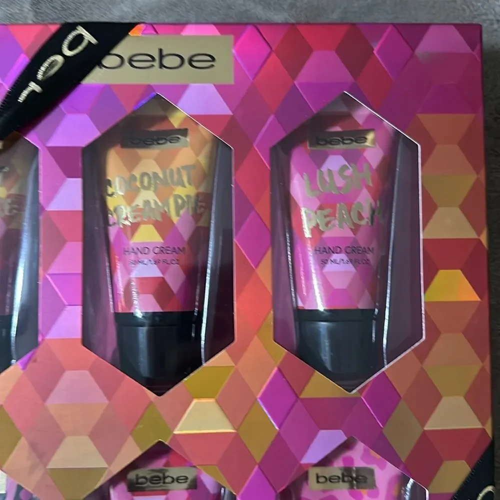 bebe 6 pc Hand Cream Collection Gift Pack for Her